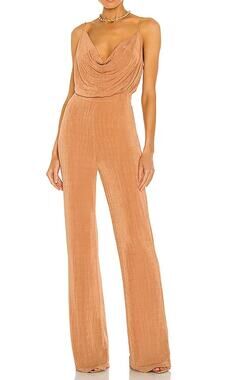 Misha Shimmering Desert Rose Moyra Jumpsuit Size Aus 10/Us 6